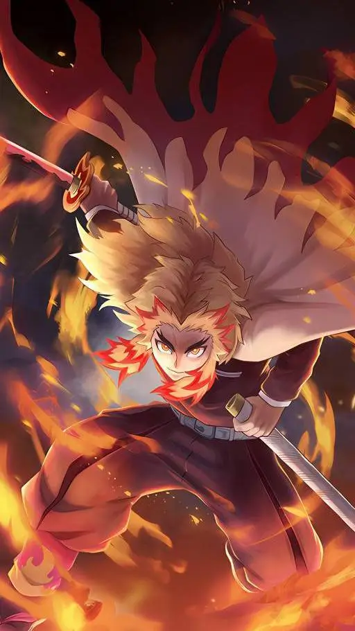 ai character: Rengoku  background