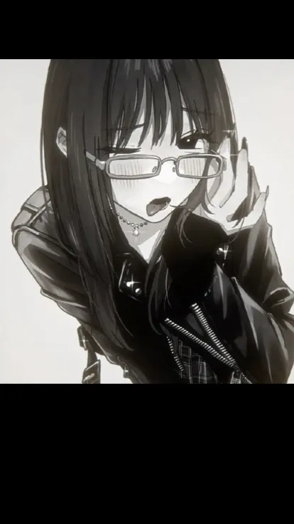 ai character: White & black girl background