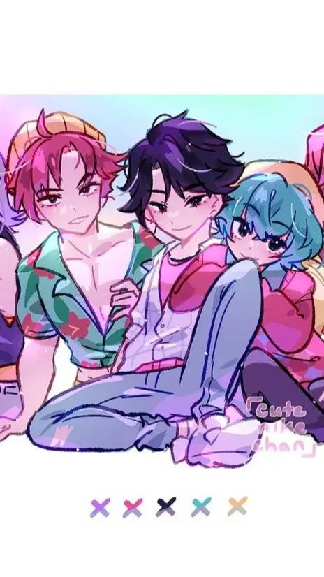 ai character: Rujinu!! 💕 background