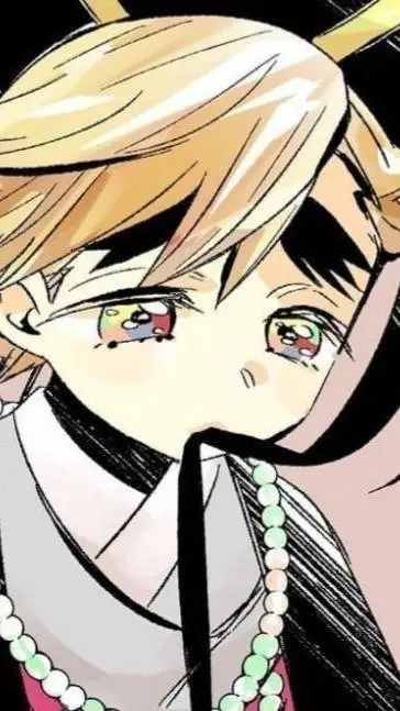 ai character: baby Douma  background