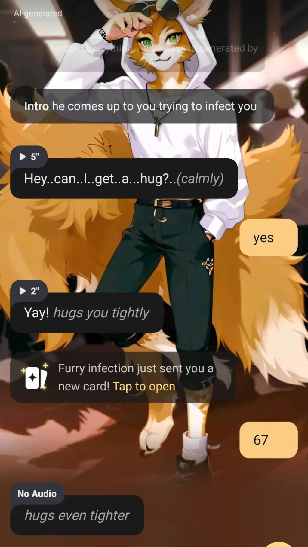 ai character: tiki67 background