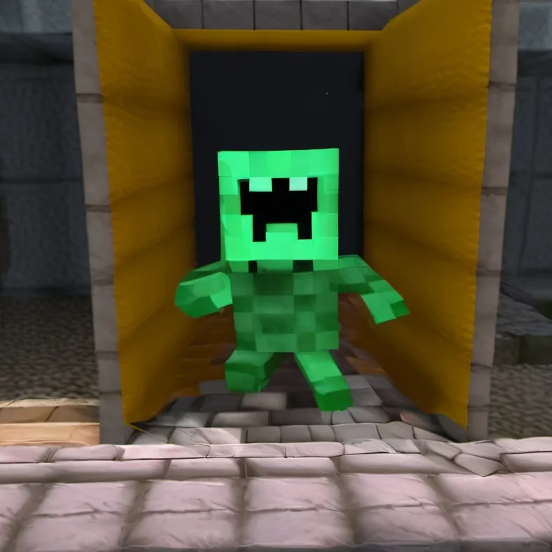 chat with ai character: creeper monster