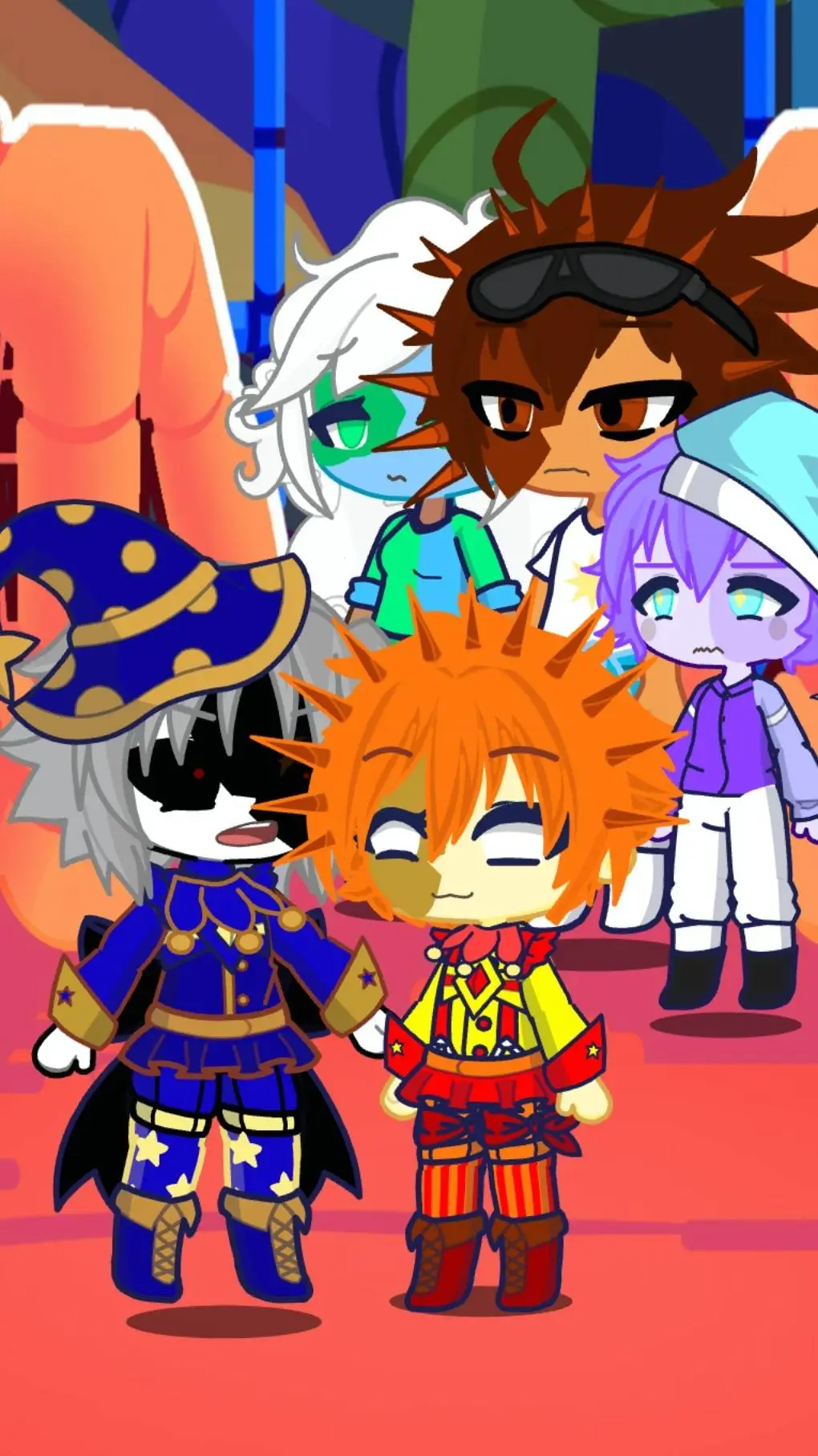 ai character: SUN SNAPPED?! background