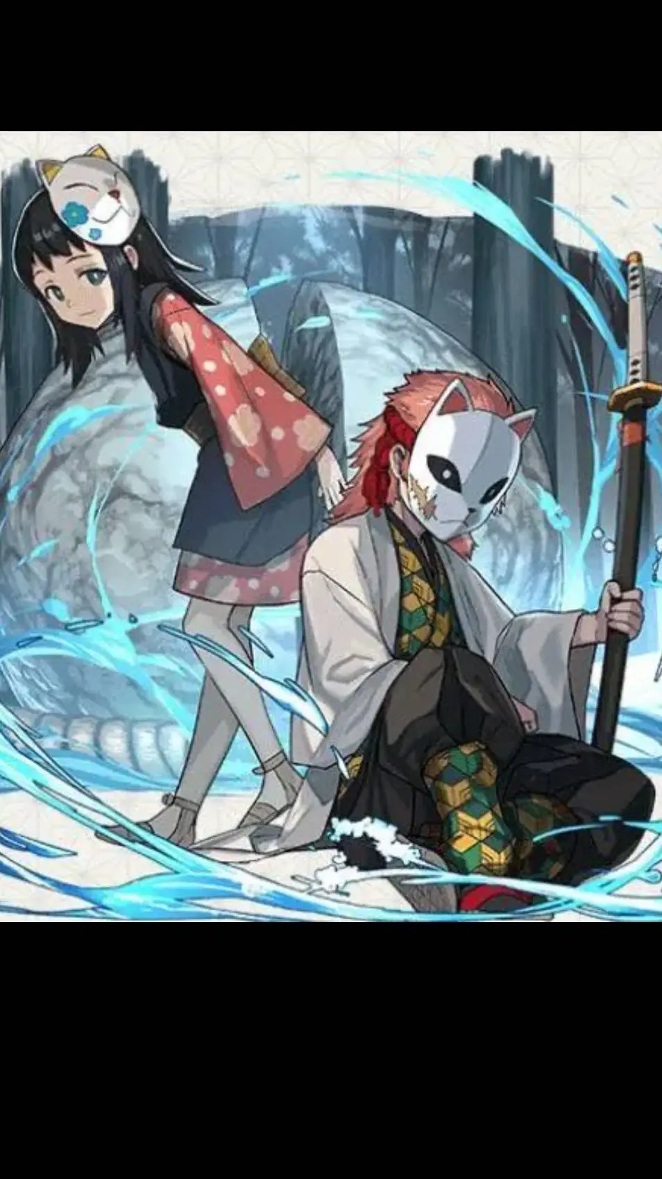 ai character: Tengen x Zenitsu background