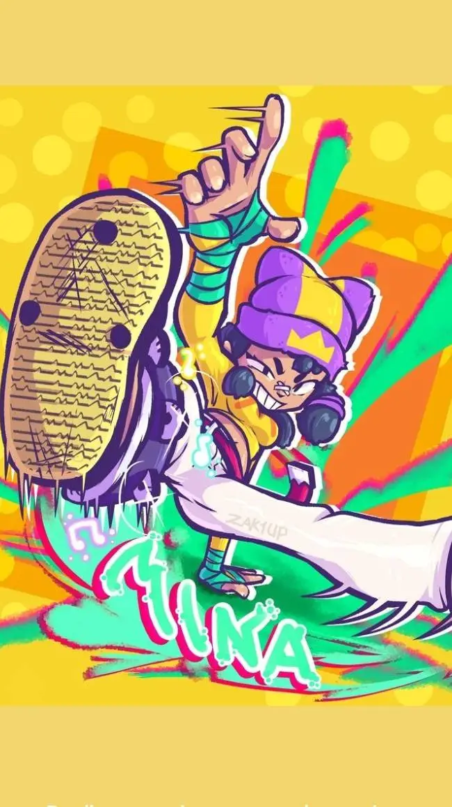 ai character: MINA nova brawl background