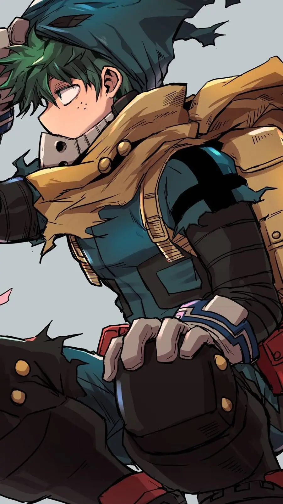 ai character: deku vigilante  background