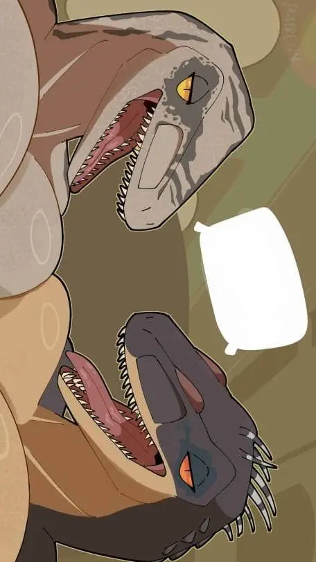 ai character: velociraptores  background