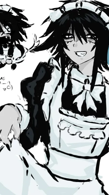 ai character: Maid Two Time background