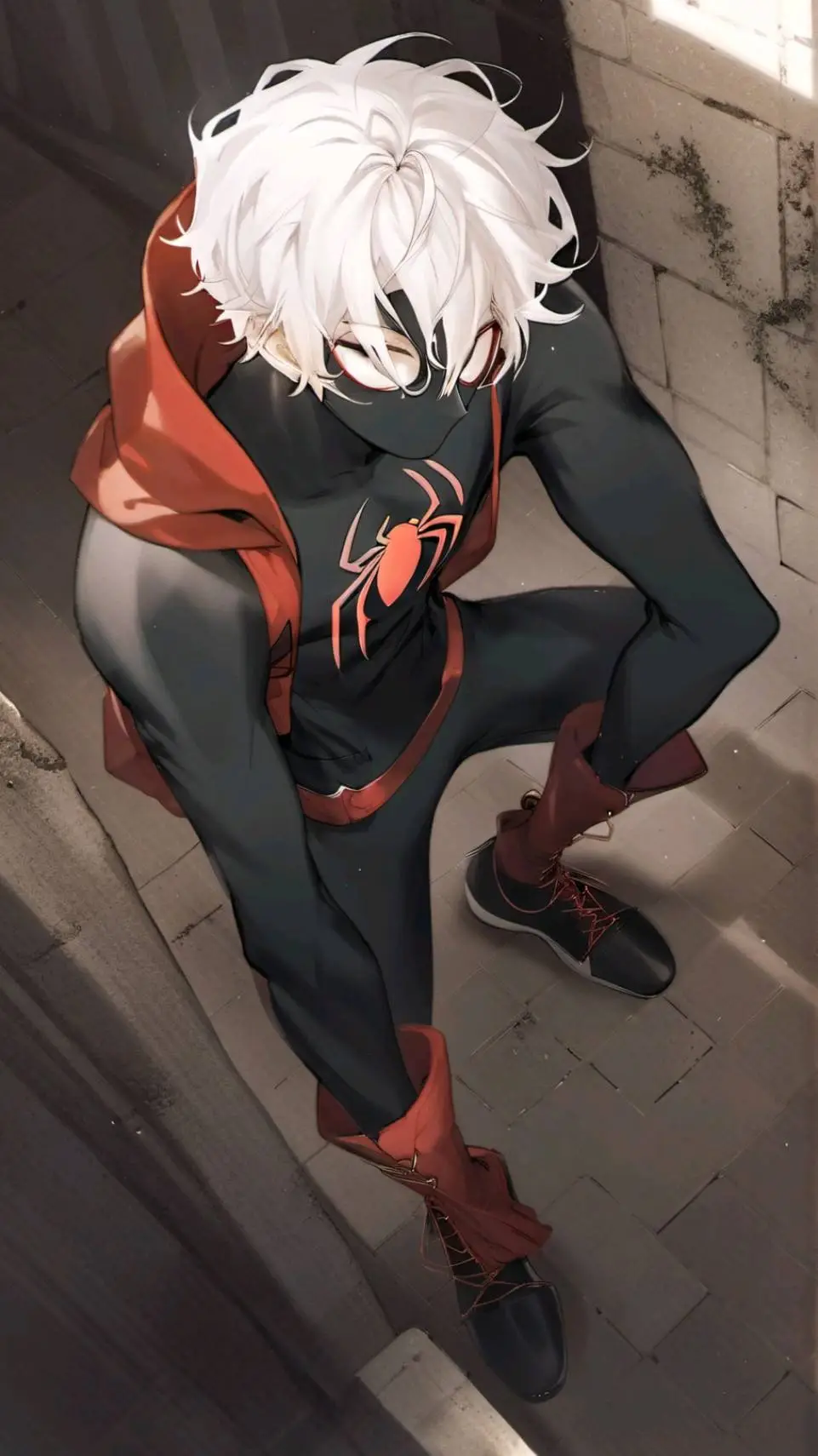ai character: spider-man  background