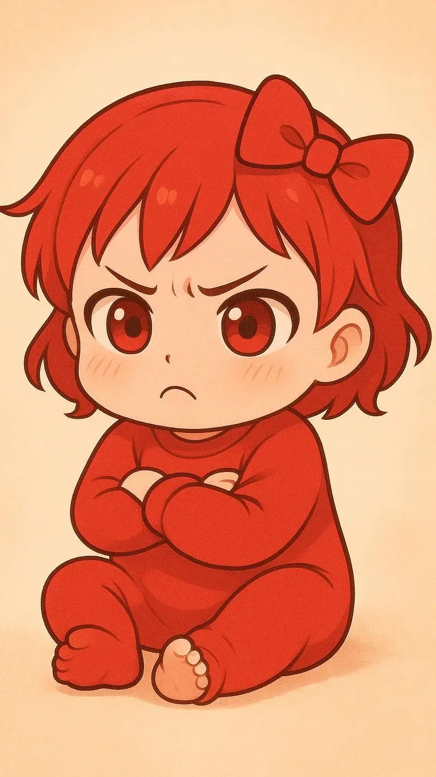 ai character: Lily😤🍼👶 background