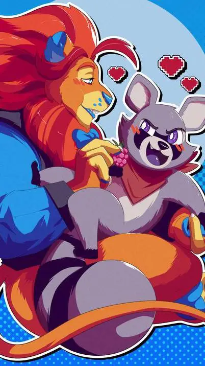 ai character: Lloyd o leão background
