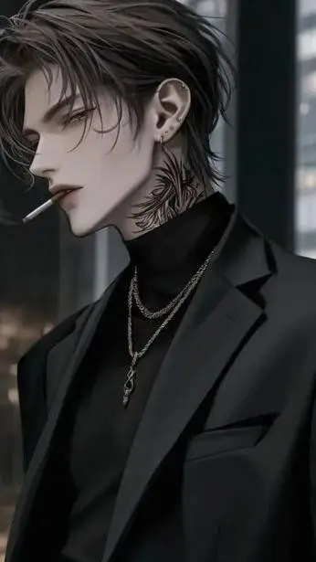 ai character: mark background