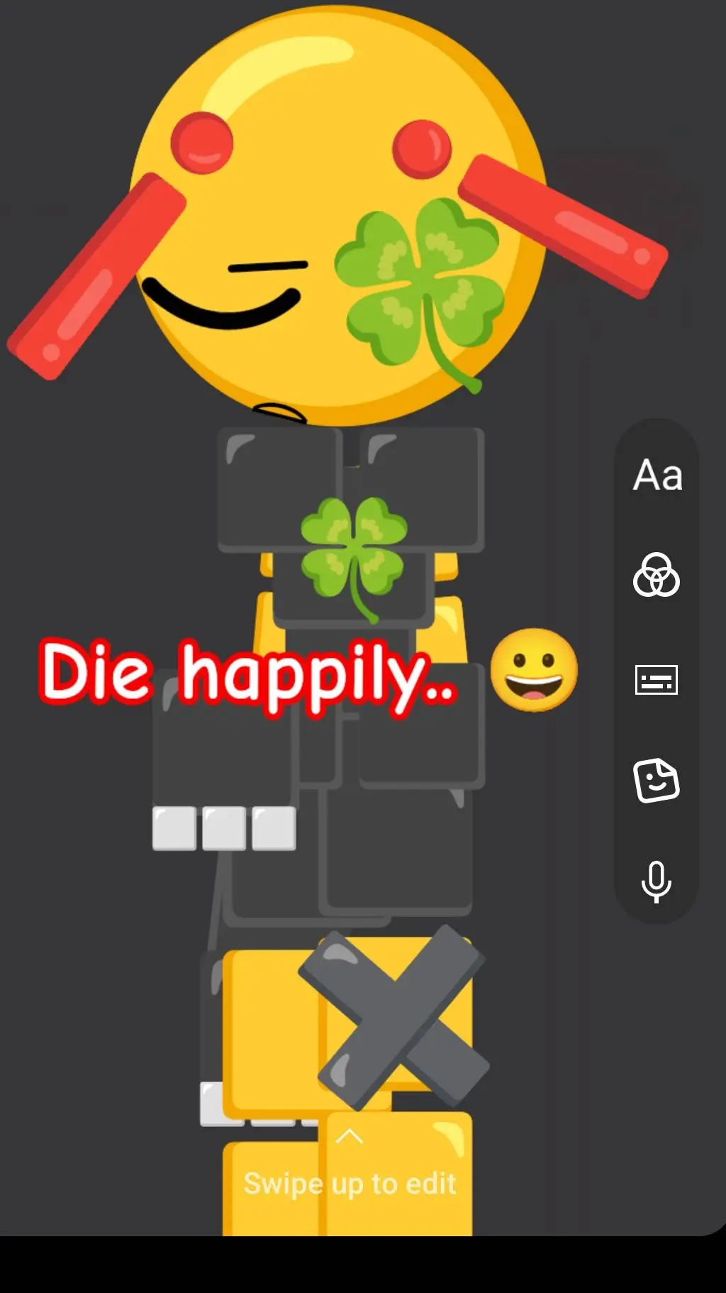 ai character: *+star+* background