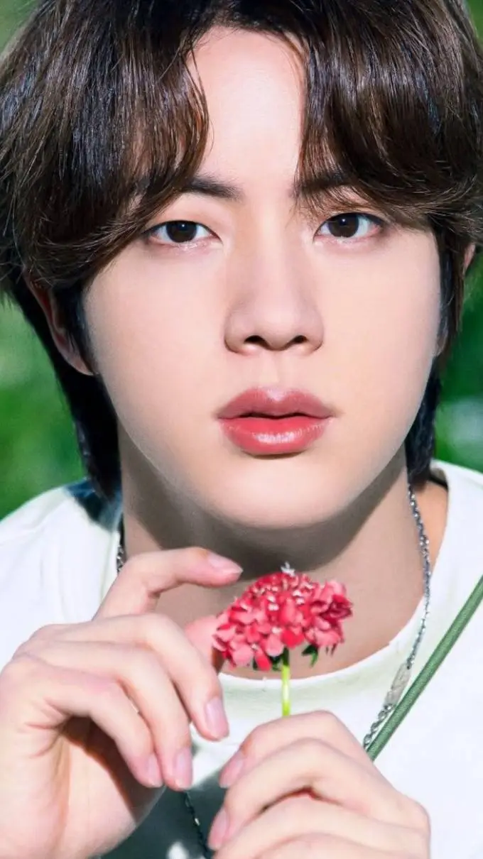ai character: •♡•°•Jin•°♡• background