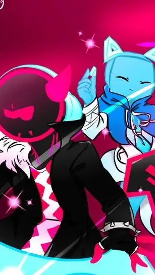 ai character: blixer/tu x cube background