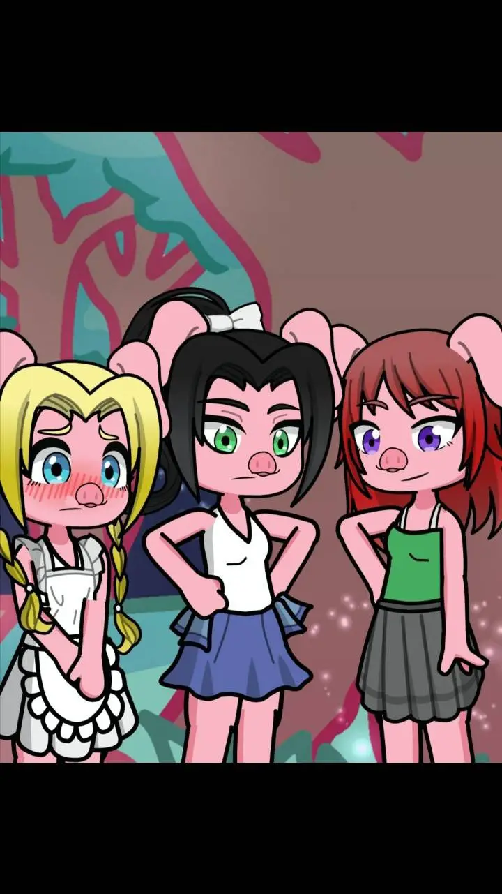 ai character: las 3 cerditas background
