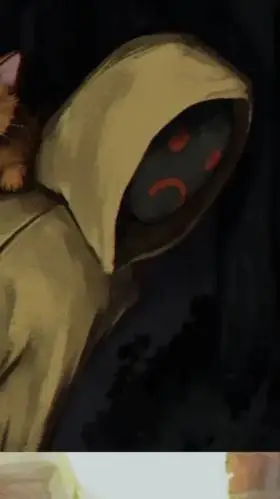 ai character: hoodie y tu  background