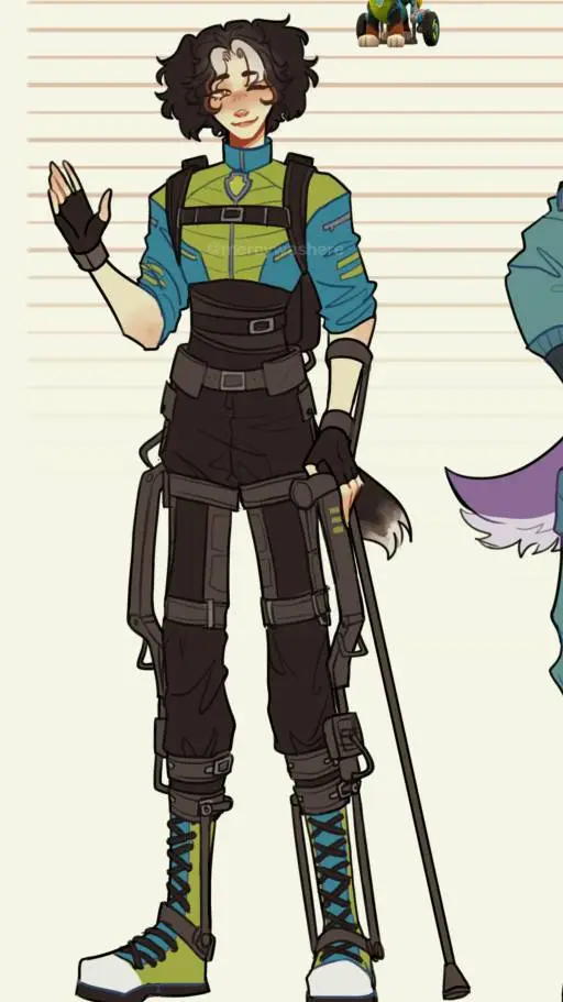 ai character: teo  background