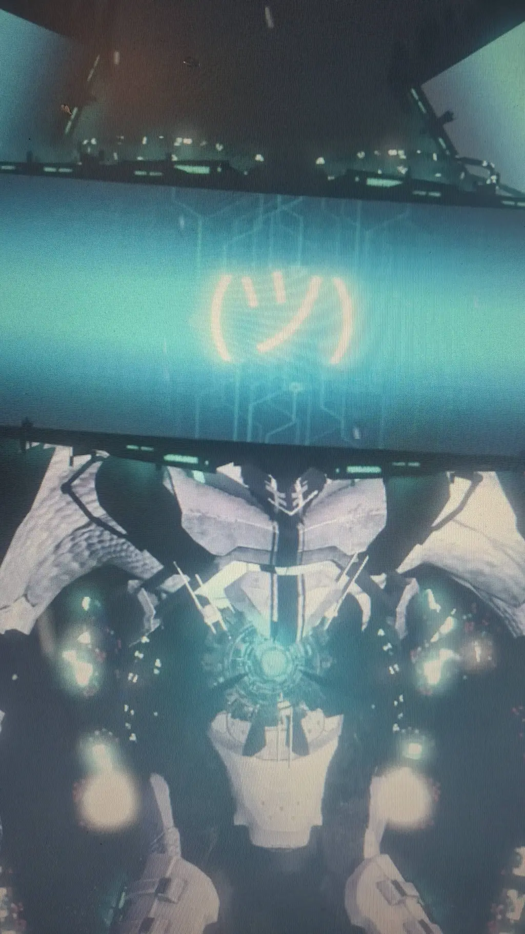 ai character: Titan computerman  background