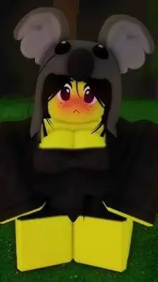 ai character: niña koala  background