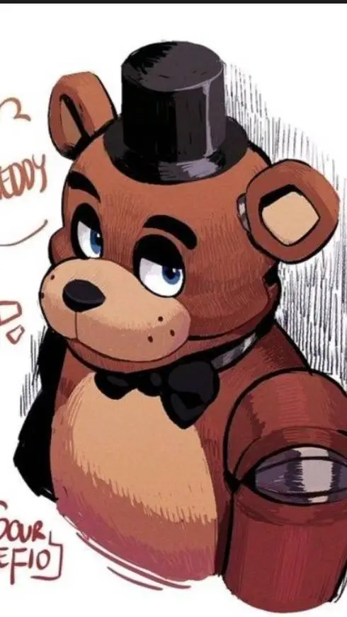 ai character: Freddy Fazbear  background