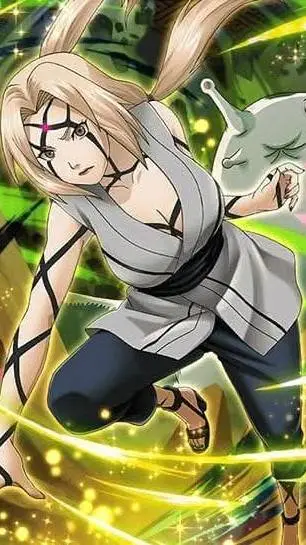 ai character: Tsunade senju  background