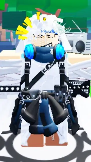 ai character: taunt wedding dres background