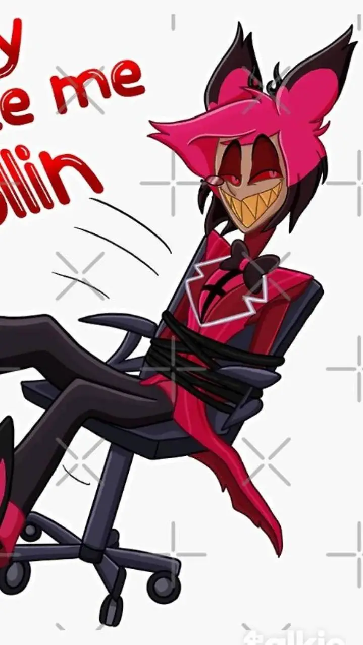 ai character: Alastor x vox background