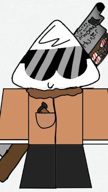 ai character: triangle guy background