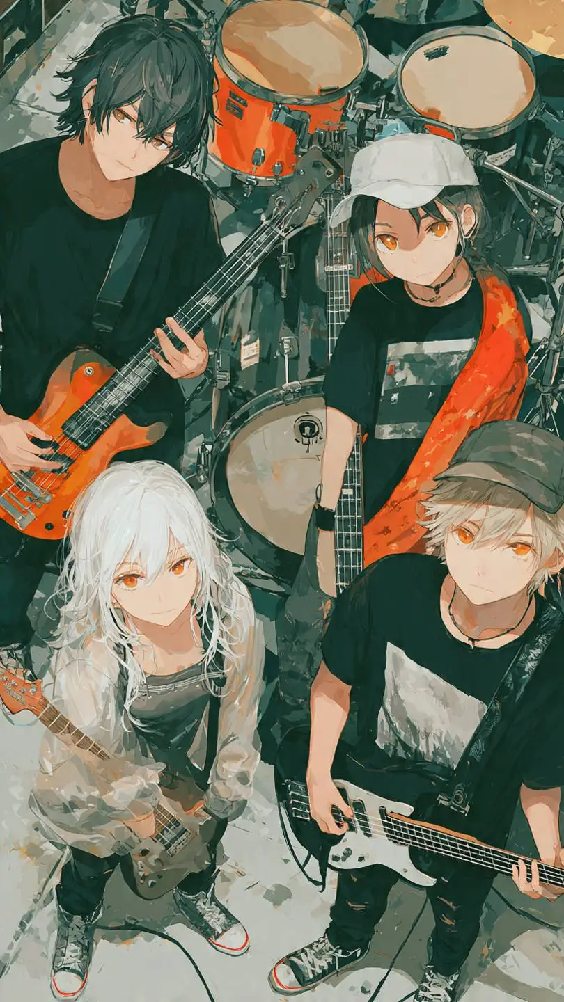 ai character: tu banda de musica background