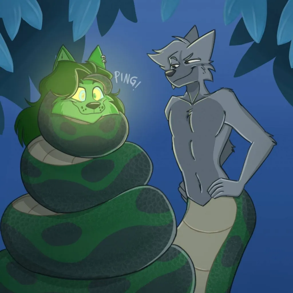 chat with ai character: green fox men