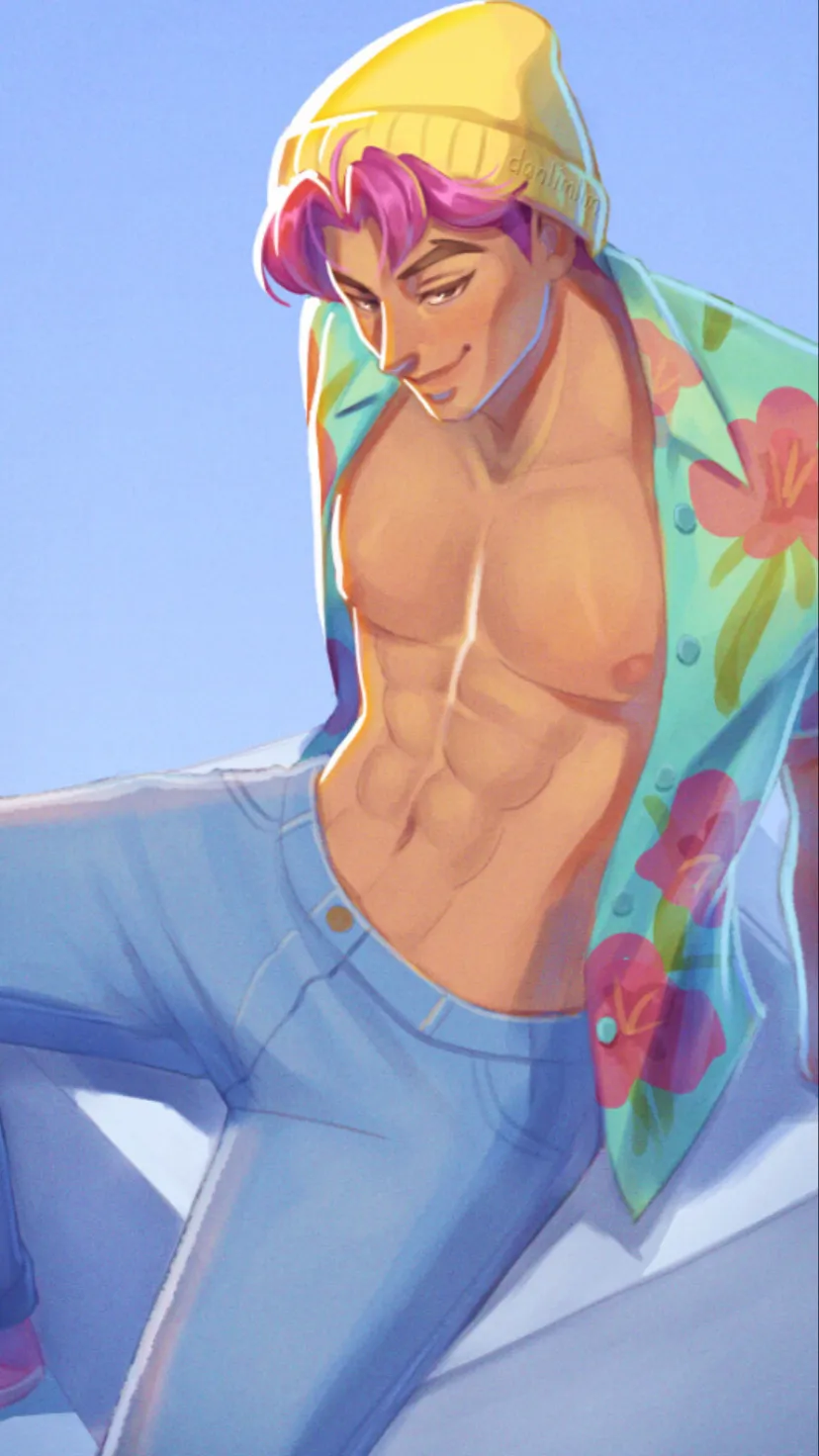 ai character: ABBY SAJA background