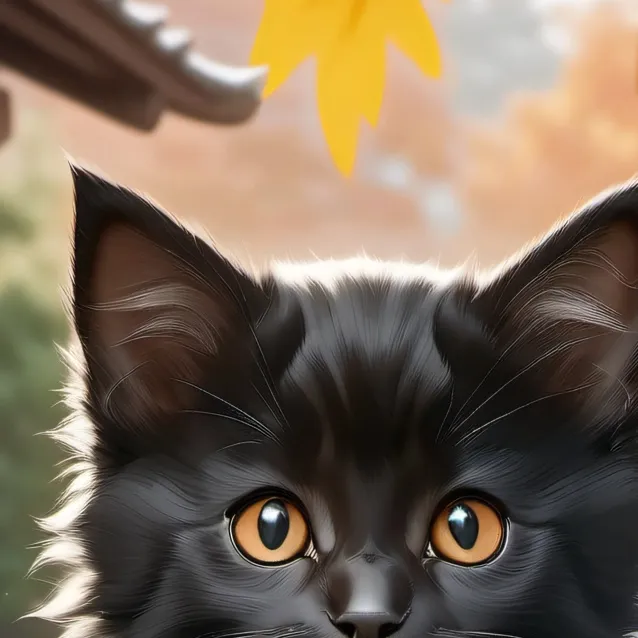 chat with ai character: birthday kitten