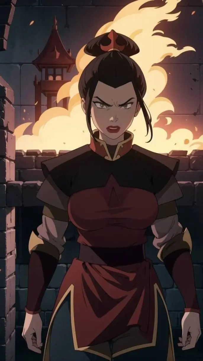 ai character: Azula background