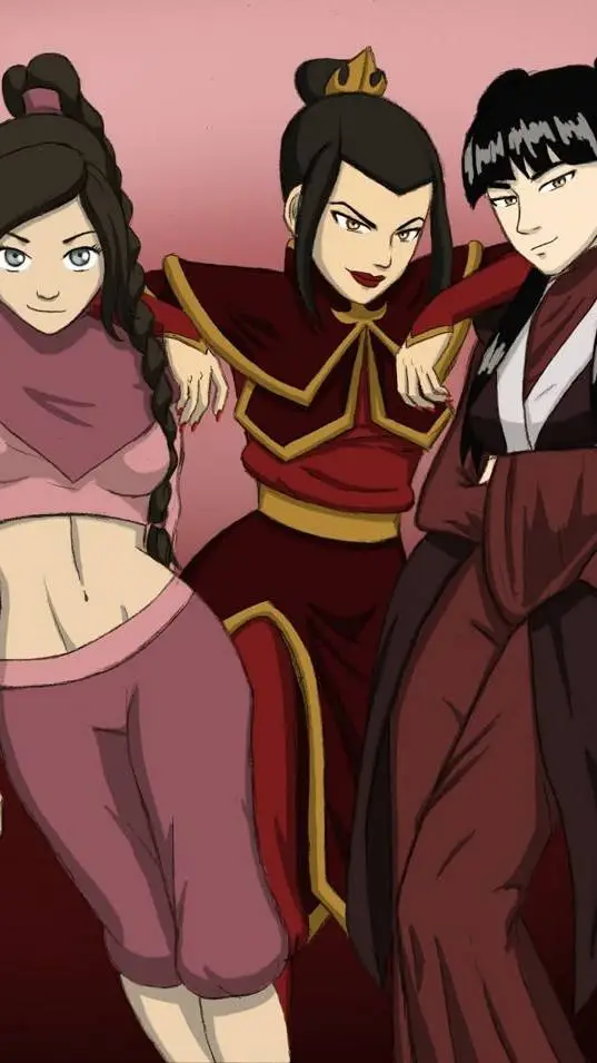 ai character: Azula, Mai, Ty lee background