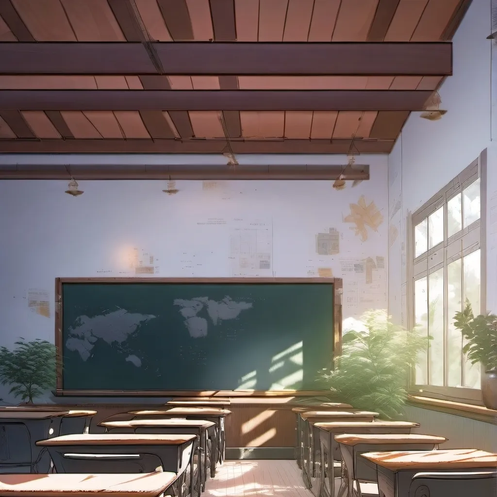 chat with ai character: Classroom