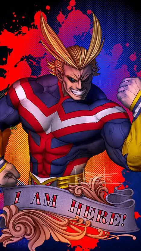 ai character: All Might background