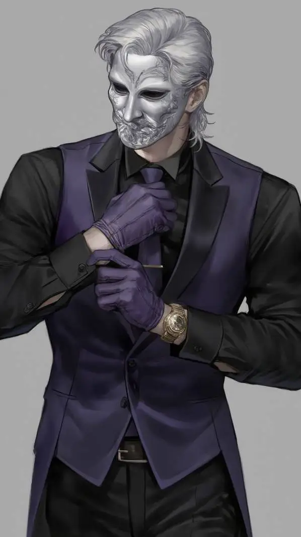 ai character: Botsugo Rakumei  background