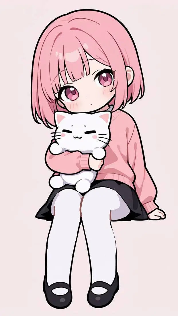 ai character: Blossom background