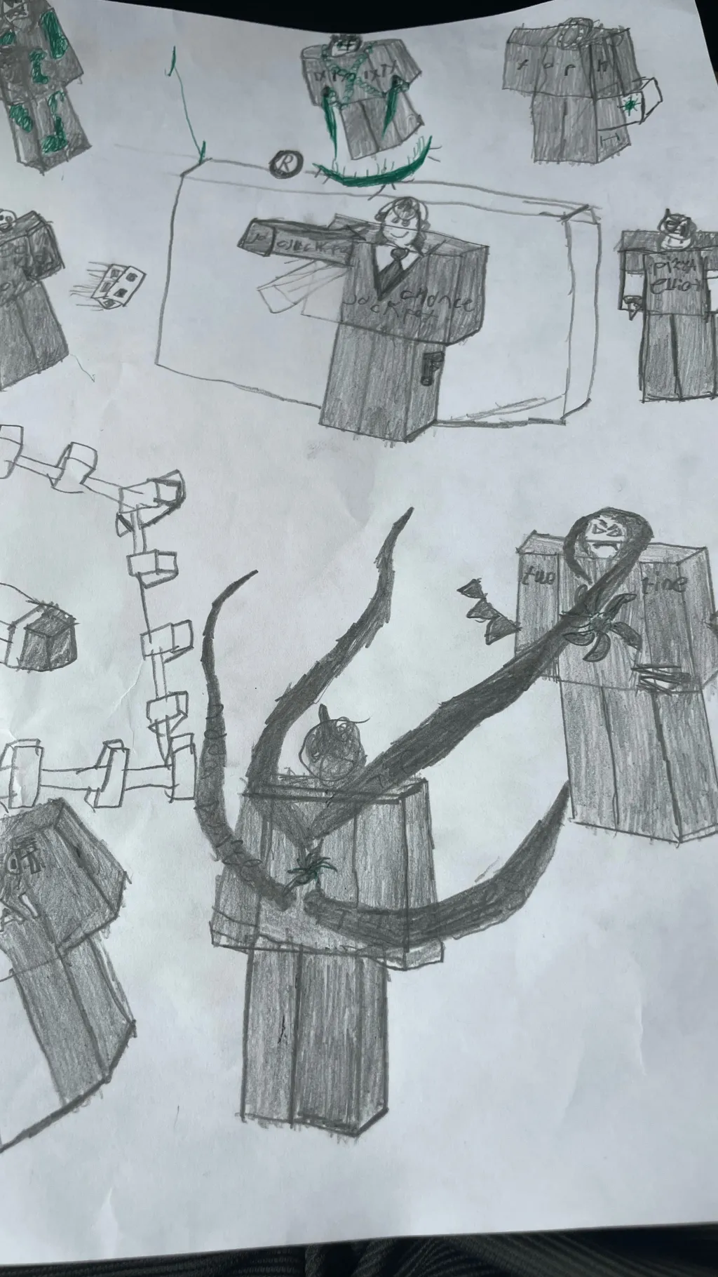 ai character: Azure background