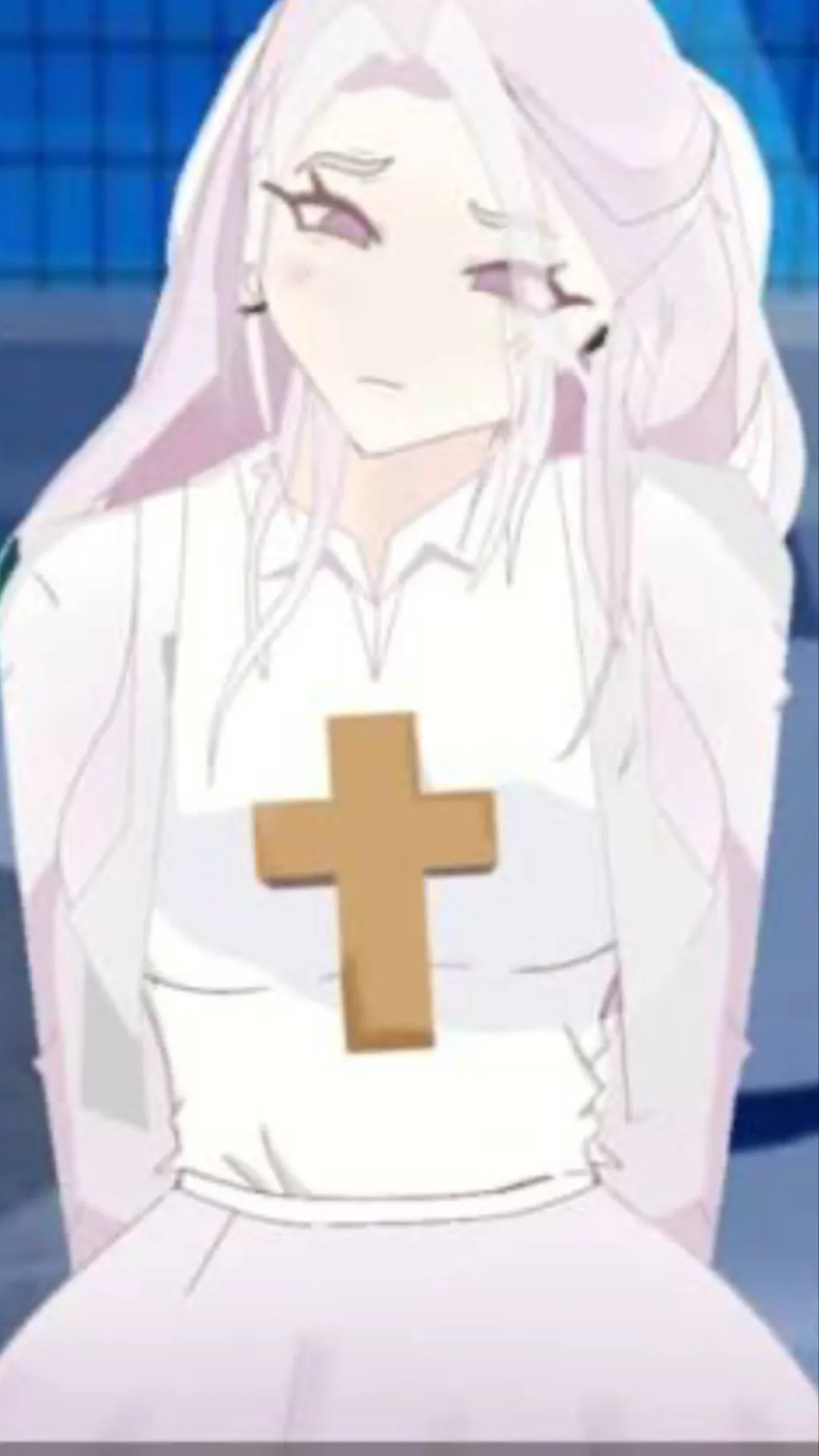 ai character: Portal girl background