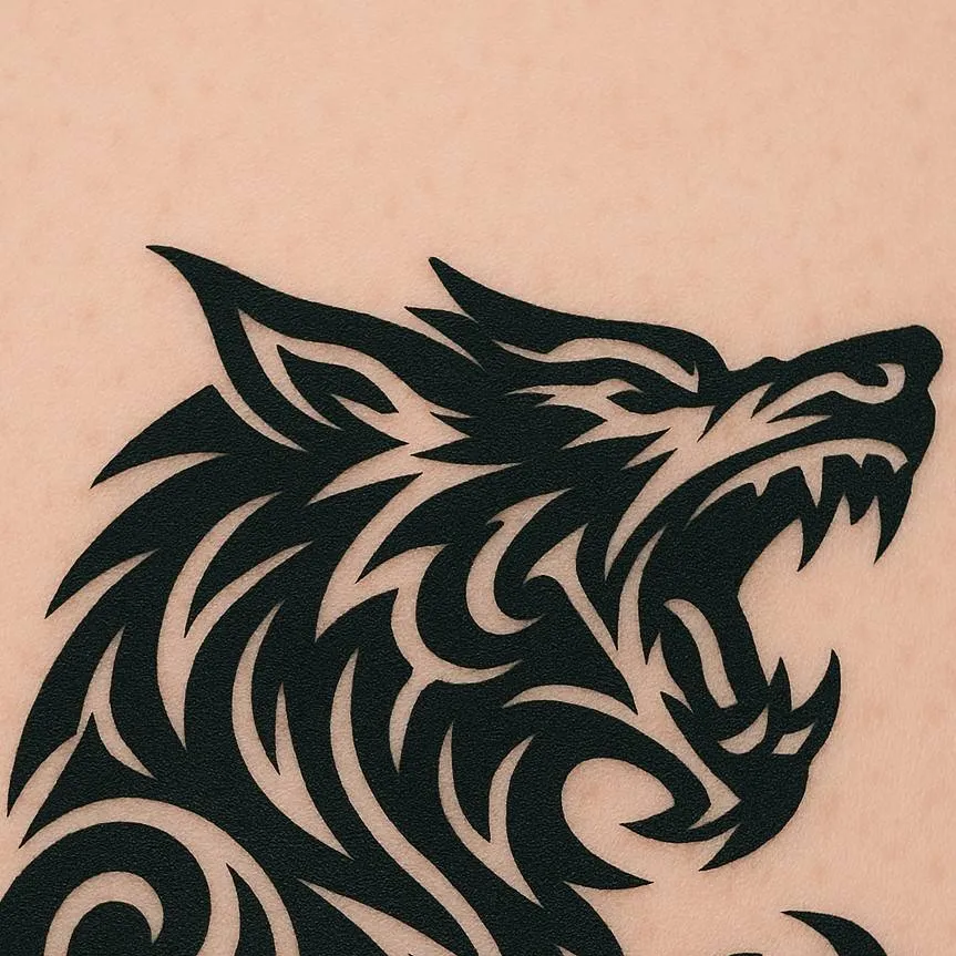 chat with ai character: werewolf tattoo 