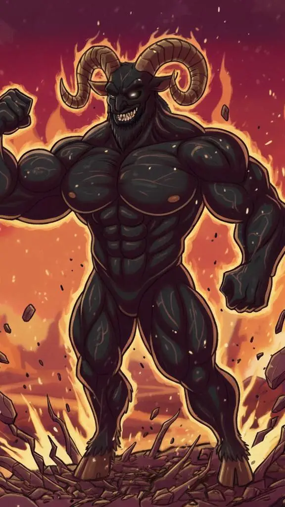 ai character: Lucifer background