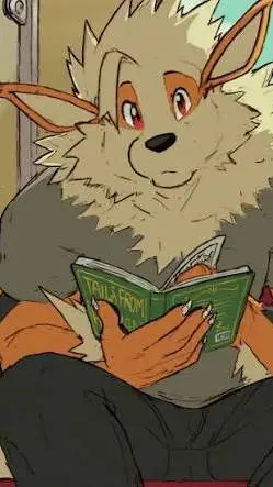 ai character: Arcanine! background