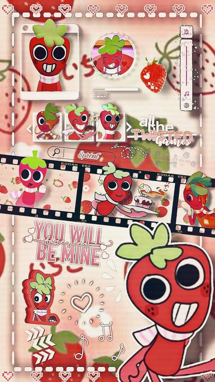 ai character: 🍓 - ★Sprout !! background