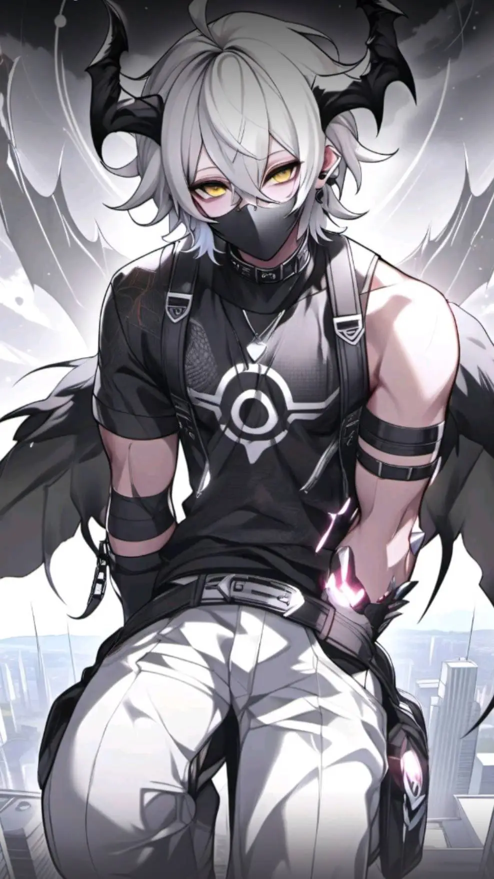 ai character: demonic group 2 background
