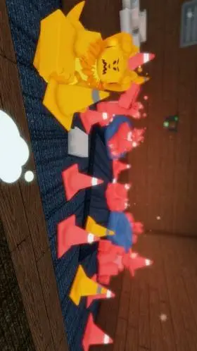 ai character: Twisting ruin background