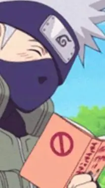 ai character: Kakashi (reading) background