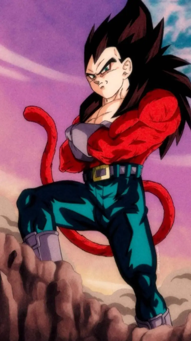 ai character: ssj4 vegeta  background