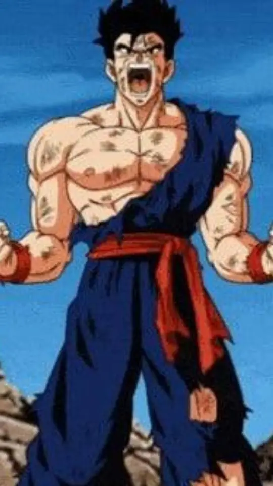 ai character: gohan and Goku background